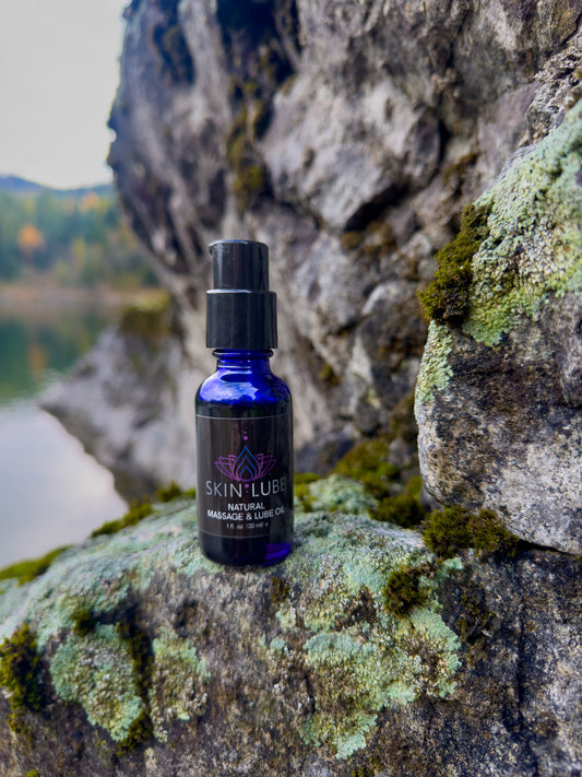 Natural Massage & Lube Oil 1 oz