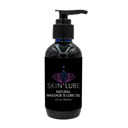 Natural Massage & Lube Oil 4 oz