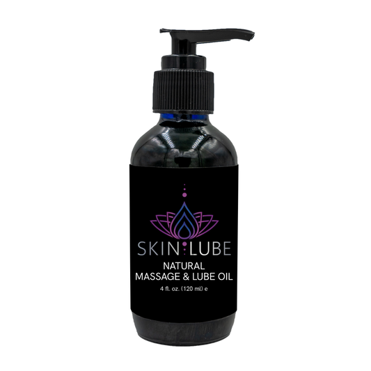 Natural Massage & Lube Oil 4 oz