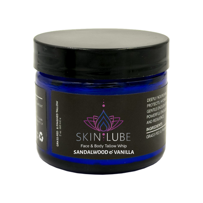 Sandalwood & Vanilla - Face & Body Tallow Whip 2 oz