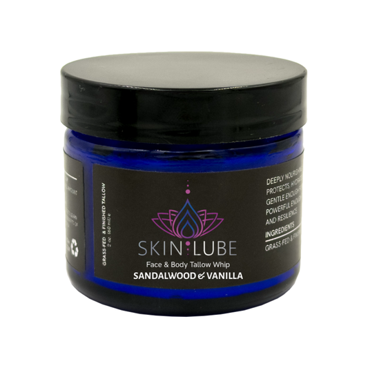 Sandalwood & Vanilla - Face & Body Tallow Whip 2 oz