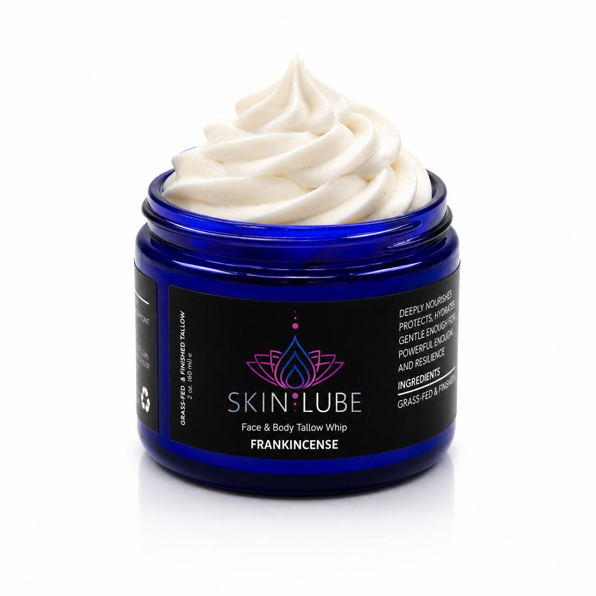 Frankincense - Face & Body Tallow Whip 2 oz