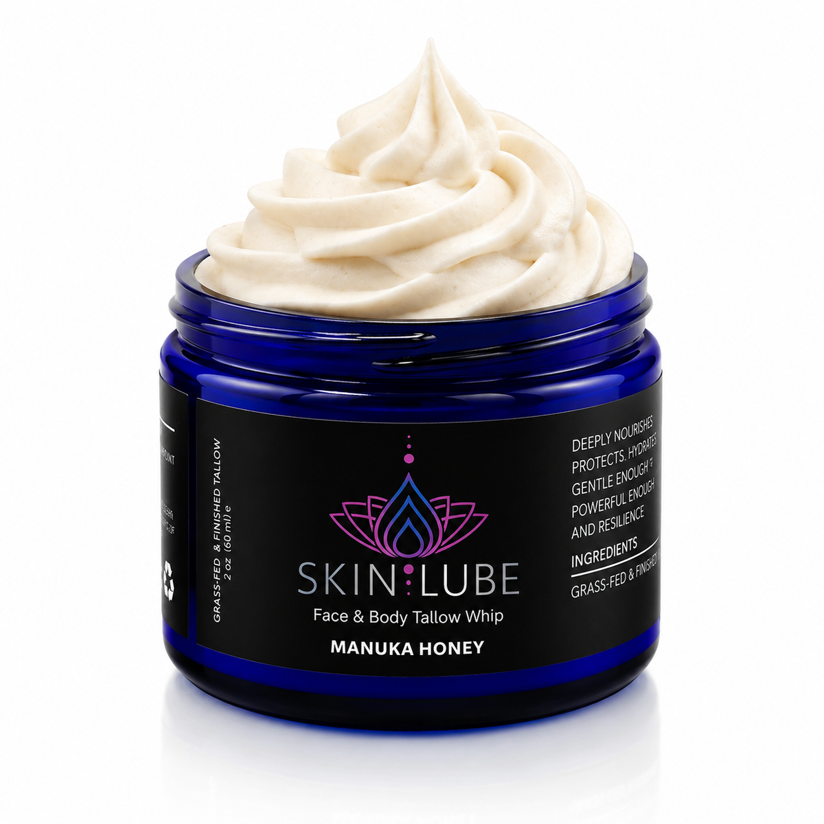 Manuka Honey - Face & Body Tallow Whip 2 oz