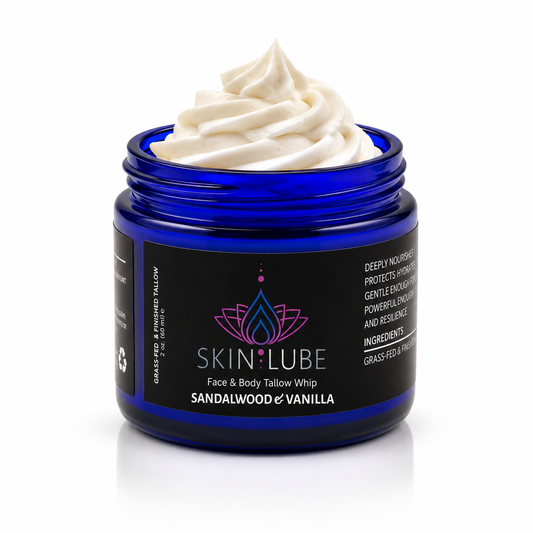 Sandalwood & Vanilla - Face & Body Tallow Whip 2 oz